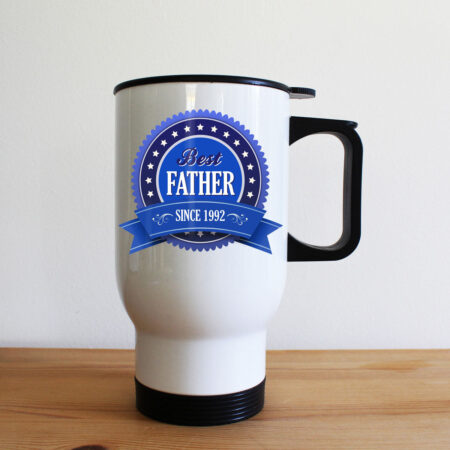 Personalised Best Father Travel Mug: 1 - Travel Mugs By Gift Moments