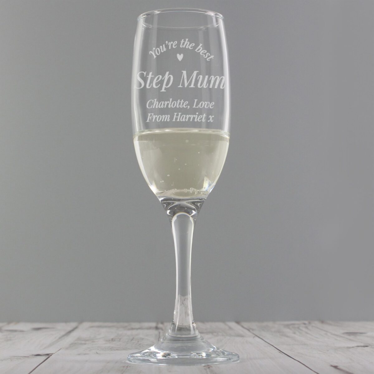 Personalised You Are The Best Flute Glass: 1 - Champagne Flutes By Gift Moments