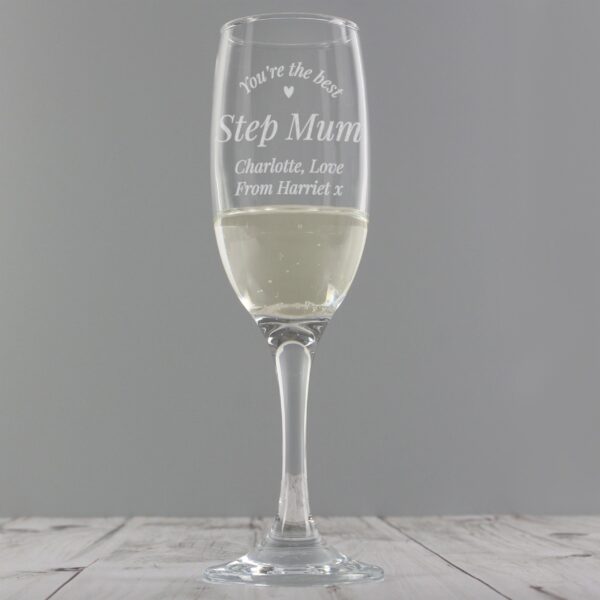 Personalised You Are The Best Flute Glass: 1 - Champagne Flutes By Gift Moments