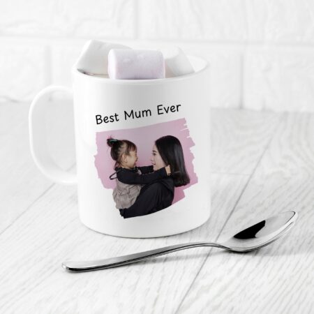 Personalised Best Mum Photo Polymer Mug: 1 - Mugs By Gift Moments