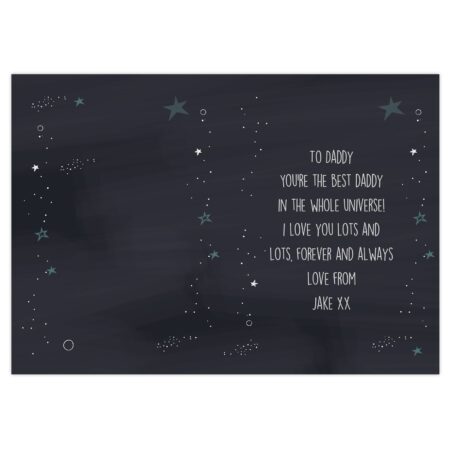 Personalised Best... In The Universe Card: 3 - Greeting Cards By Gift Moments