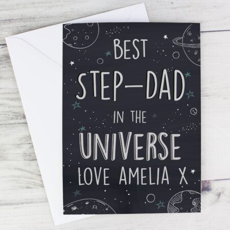 Personalised Best... In The Universe Card: 1 - Greeting Cards By Gift Moments
