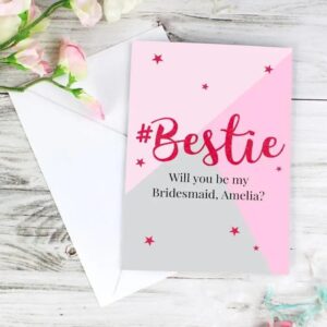 Personalised #Bestie Card: 1 - Greeting Cards By Gift Moments