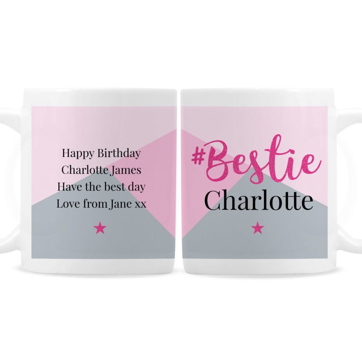 Personalised #Bestie Mug: 4 - Mugs By Gift Moments