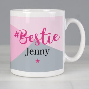 Personalised #Bestie Mug: 3 - Mugs By Gift Moments