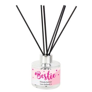 Personalised #Bestie Reed Diffuser: 3 - Reed Diffusers By Gift Moments