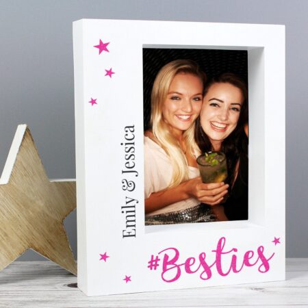 Personalised Besties 5x7 Box Photo Frame: 1 - Photo Frames By Gift Moments