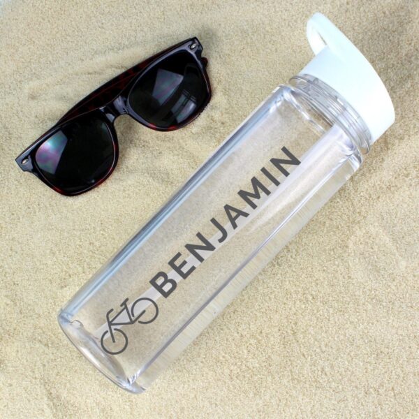 Personalised Bicycle Water Bottle: 2 - Water Bottles By Gift Moments