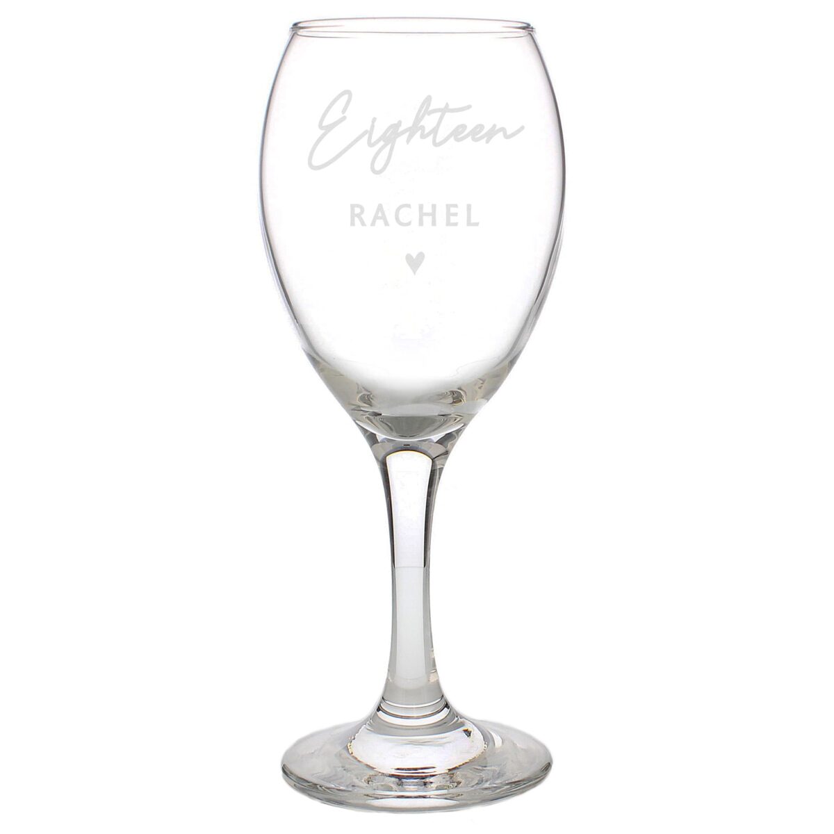 Personalised Big Age Wine Glass: 3 - Wine Glasses By Gift Moments