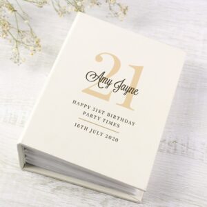 Personalised Big Birthday 6x4 Photo Album with Sleeves: 4 - Photo Albums By Gift Moments