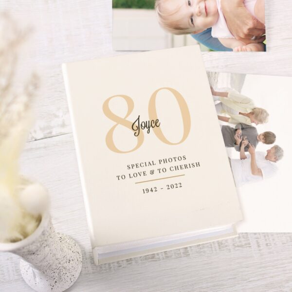 Personalised Big Birthday 6x4 Photo Album with Sleeves: 2 - Photo Albums By Gift Moments
