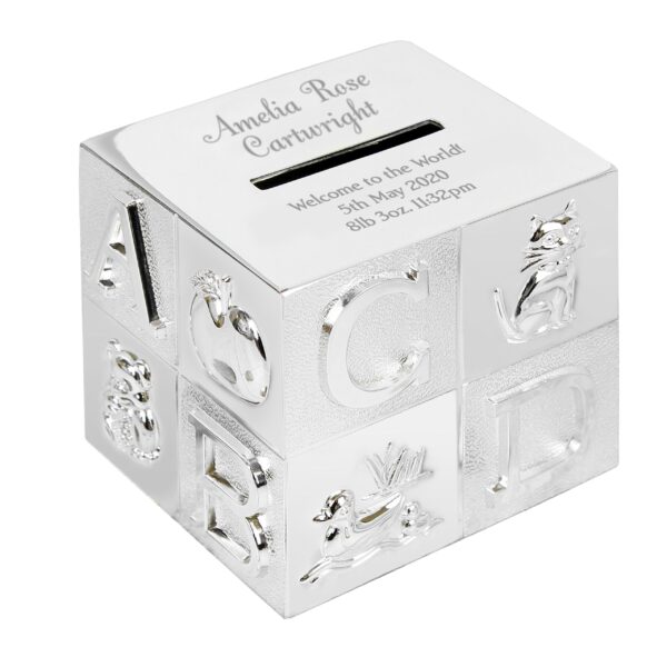 Personalised Big Name ABC Money Box: 2 - Money Boxes By Gift Moments