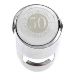 Personalised Big Number Bottle Stopper: 4 - Barware By Gift Moments