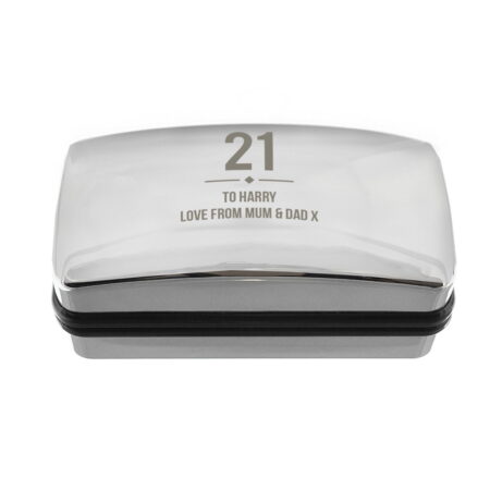 Personalised Birthday Big Age Cufflink Box: 4 - Cufflink Boxes By Gift Moments