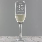 Personalised Birthday Big Age Flute: 1 - Champagne Flutes By Gift Moments