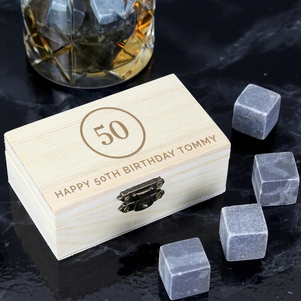 Personalised Birthday Cooling Stones: 1 - Barware By Gift Moments