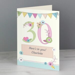 Personalised Birthday Craft Card: 1 - Greeting Cards By Gift Moments