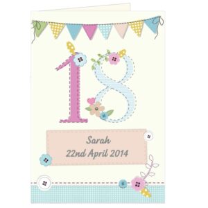 Personalised Birthday Craft Card: 2 - Greeting Cards By Gift Moments