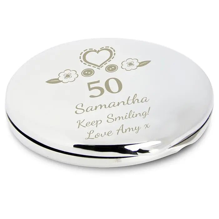 Personalised Birthday Craft Compact Mirror: 6 - Compact Mirrors By Gift Moments