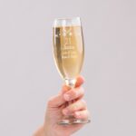 Personalised Birthday Craft Flute Glass: 1 - Champagne Flutes By Gift Moments