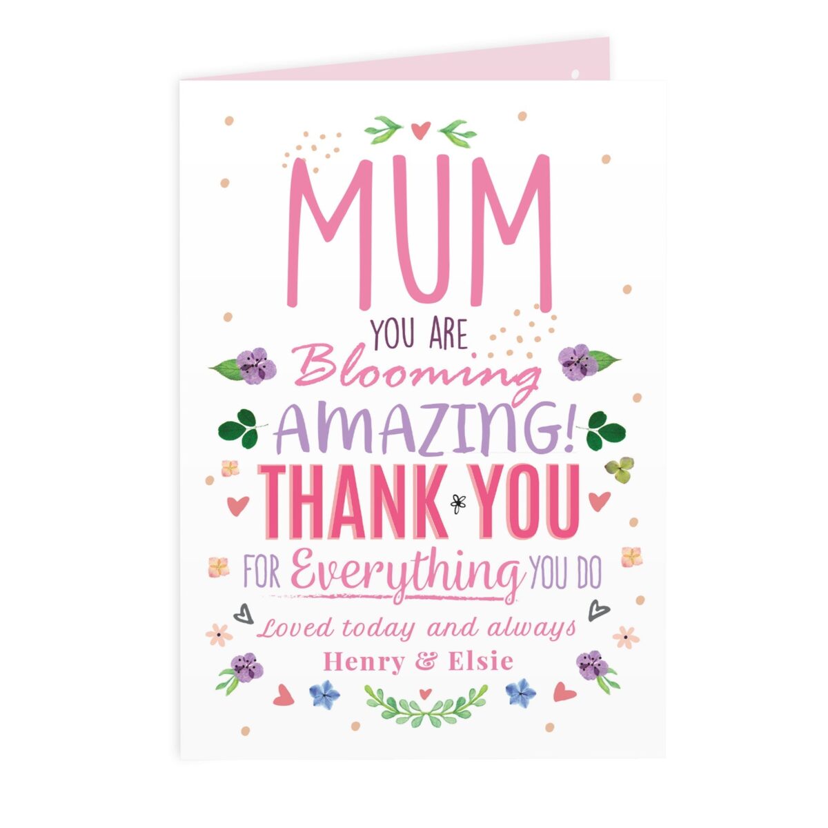 Personalised You Are Blooming Amazing Card: 3 - Greeting Cards By Gift Moments