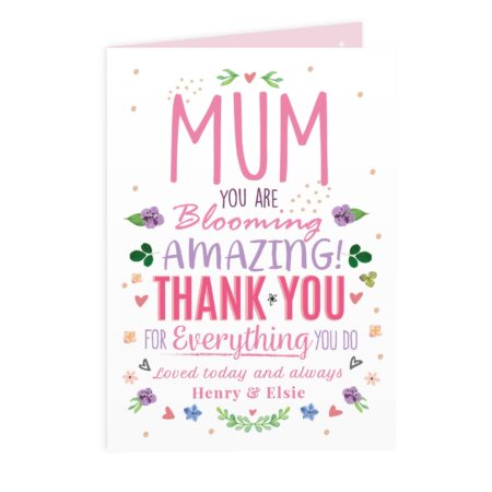Personalised You Are Blooming Amazing Card: 3 - Greeting Cards By Gift Moments