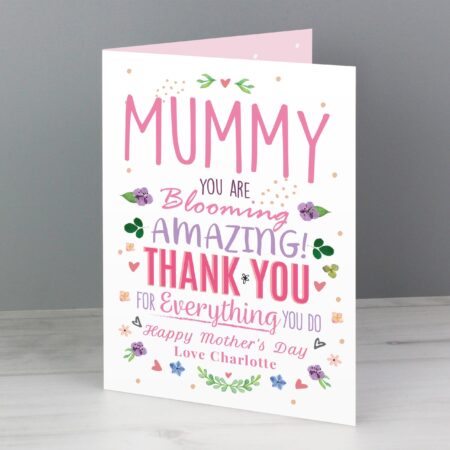 Personalised You Are Blooming Amazing Card: 2 - Greeting Cards By Gift Moments