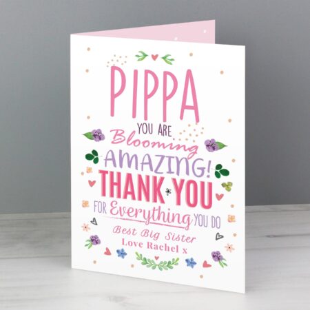 Personalised You Are Blooming Amazing Card: 7 - Greeting Cards By Gift Moments