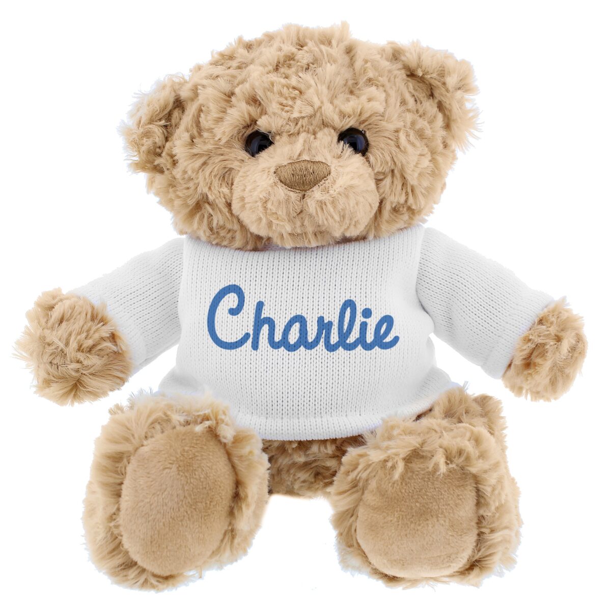 Personalised Blue Name Teddy Bear: 3 - Teddy Bears & Soft Toys By Gift Moments