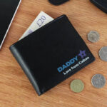 Personalised Blue Worlds Best Dad Leather Wallet: 1 - Wallets & Money Clips By Gift Moments