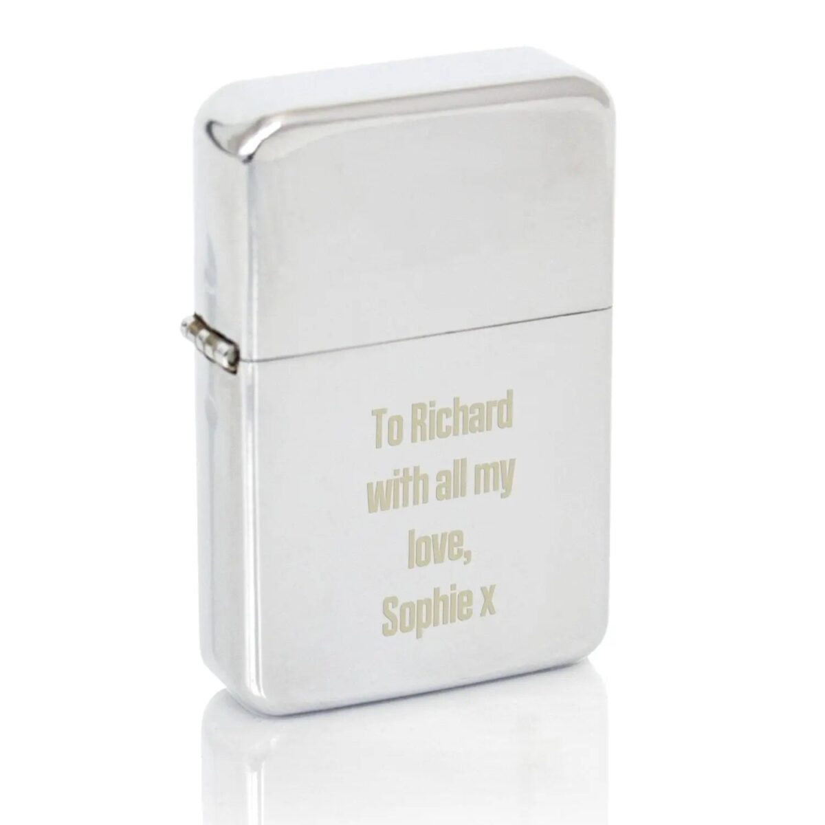 Personalised bold font lighter