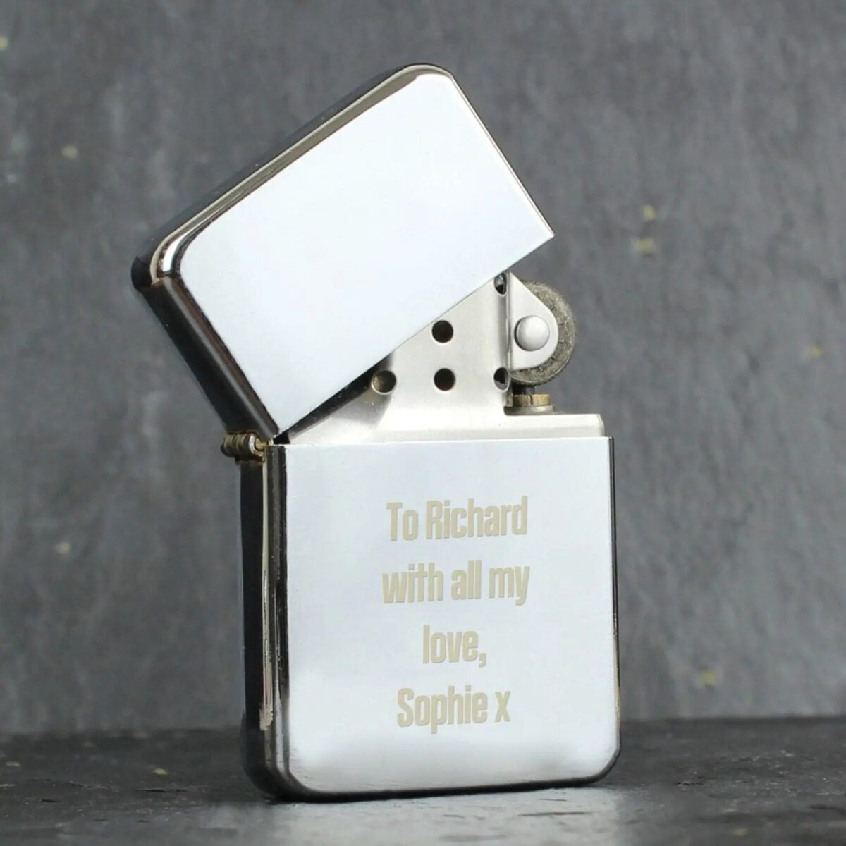 Personalised bold font lighter