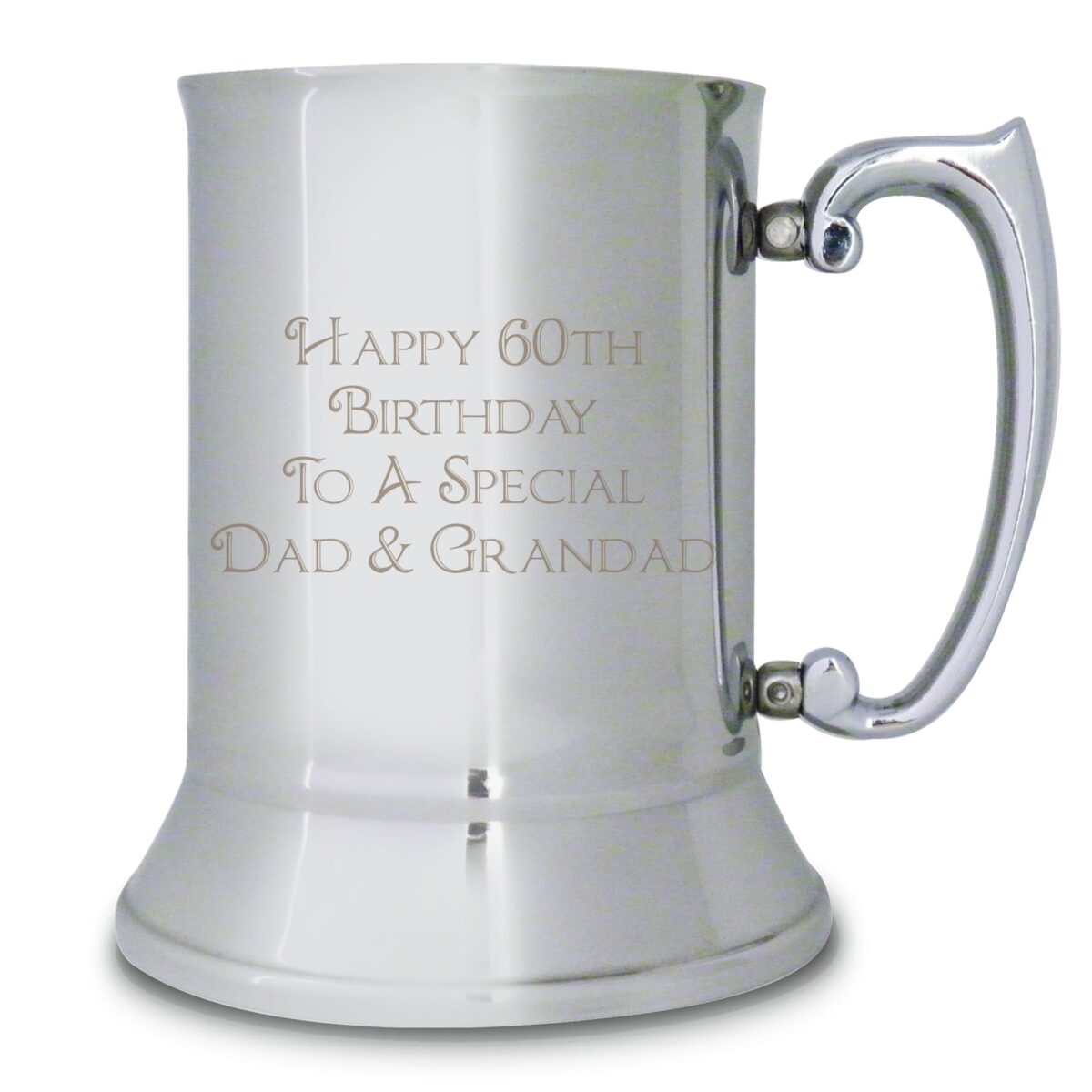 Personalised Bold Message Stainless Steel Tankard: 2 - Tankards By Gift Moments