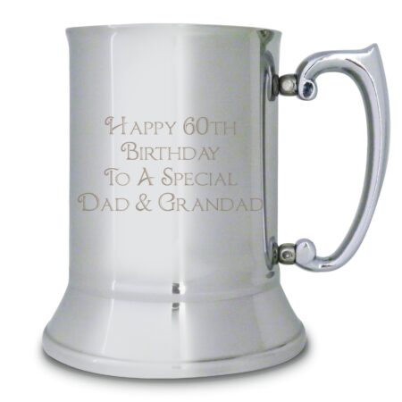 Personalised Bold Message Stainless Steel Tankard: 2 - Tankards By Gift Moments