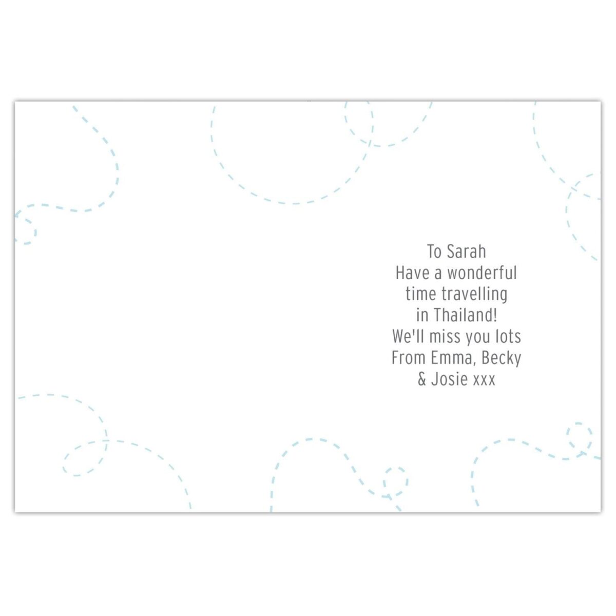 Personalised Bon Voyage Card: 4 - Greeting Cards By Gift Moments