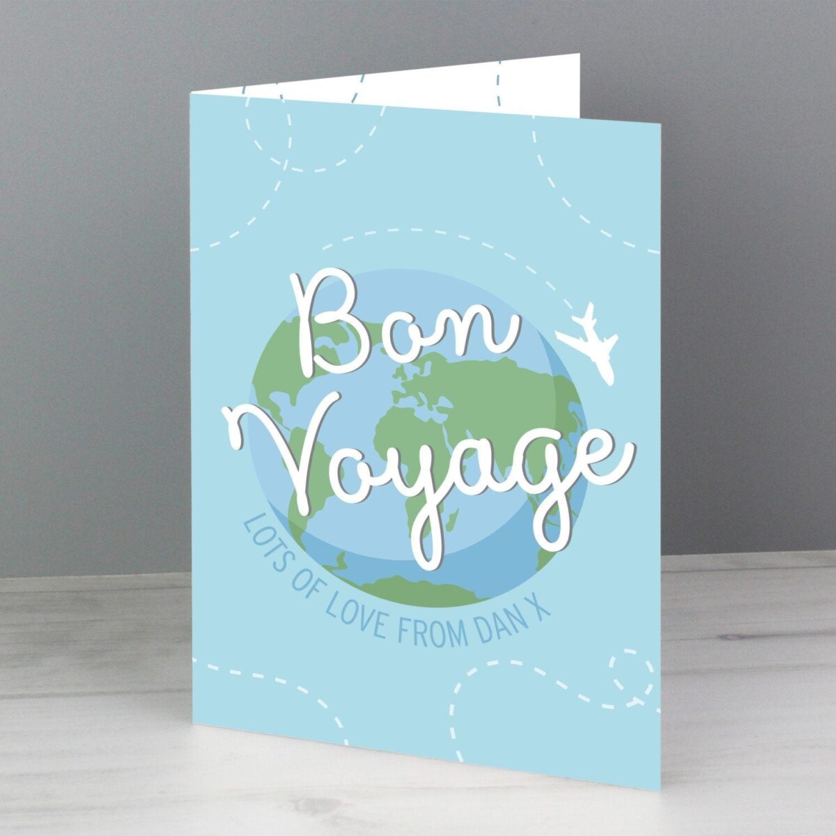 Personalised Bon Voyage Card: 2 - Greeting Cards By Gift Moments