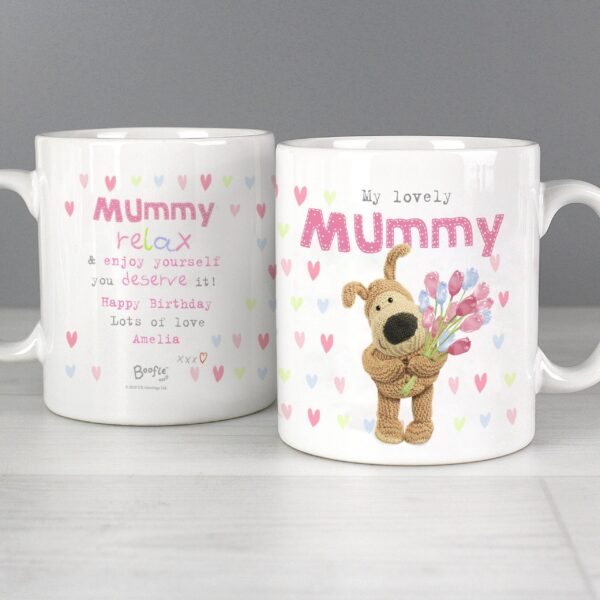 Personalised Boofle Birthday Flowers Mug: 2 - Mugs By Boofle