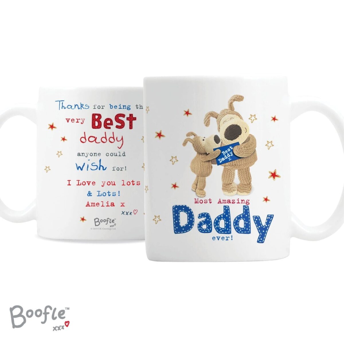 Personalised Boofle Most Amazing Daddy Mug: 1 - Mugs By Boofle