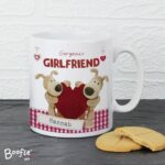 Personalised Boofle Shared Heart Mug: 1 - Mugs By Boofle