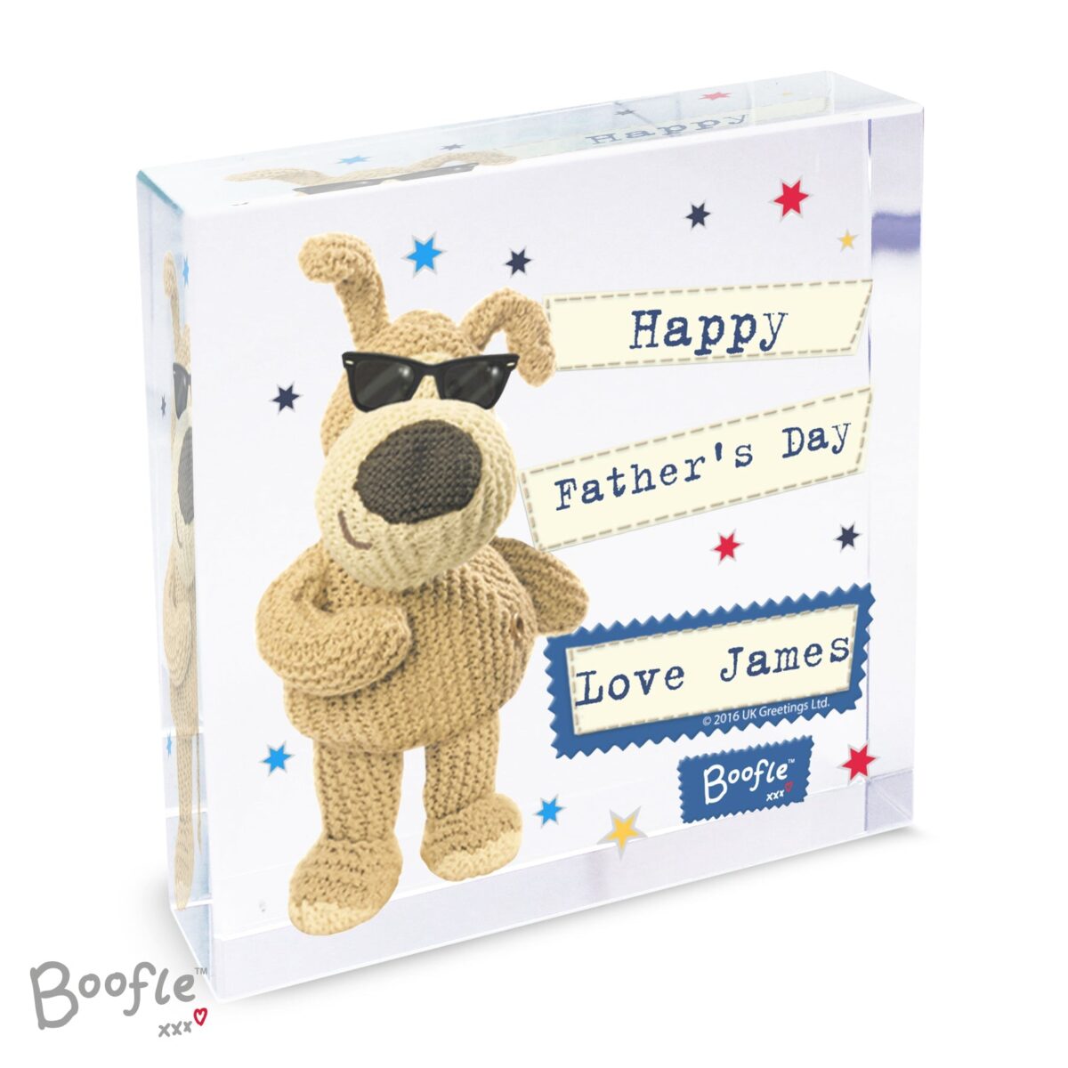 Personalised Boofle Stars Crystal Token: 2 - Crystal Tokens By Boofle