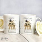 Personalised Boofle Wedding Couple Mug Set: 1 - Mugs By Boofle