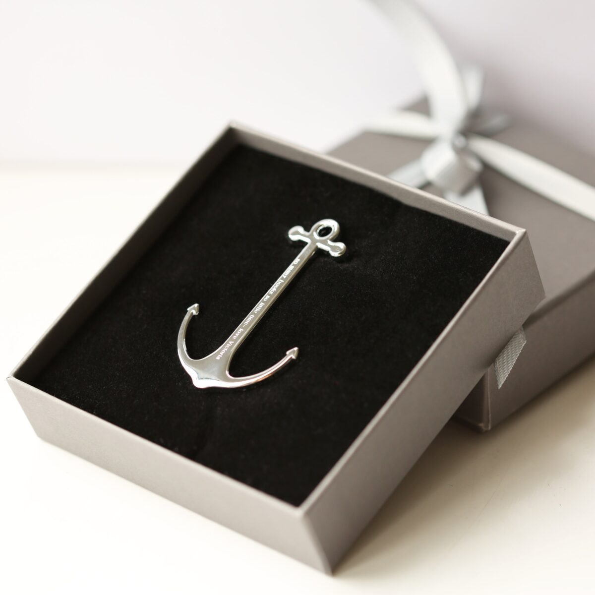 Personalised Book Anchors: 1 - Silver - Bookmarks By Gift Moments