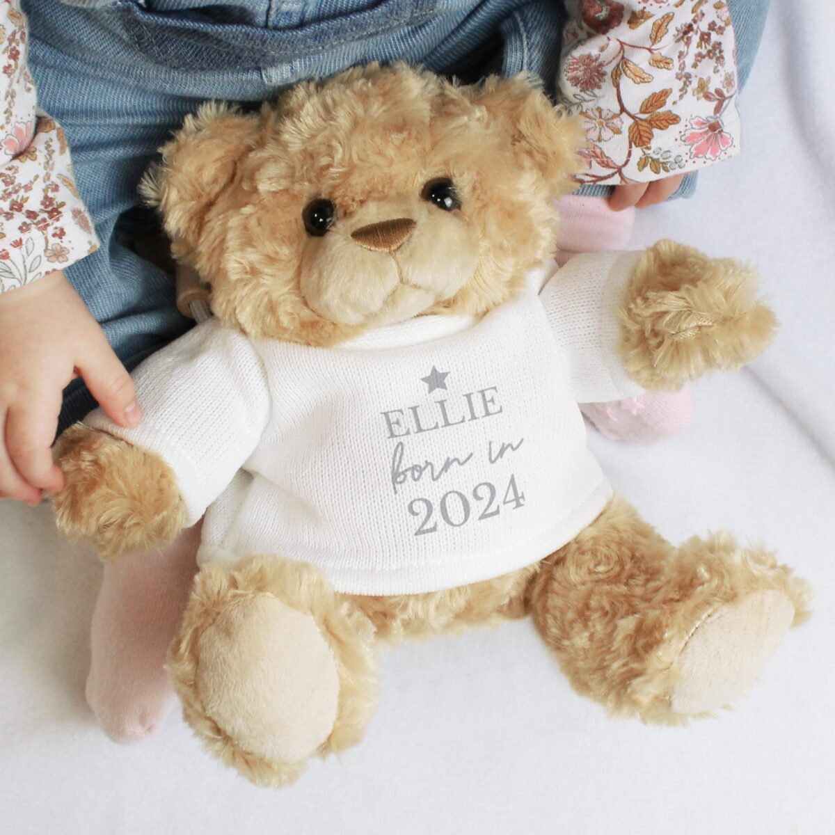 Personalised born teddy bear