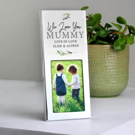 Personalised Botanical 2x3 Photo Frame: 4 - Photo Frames By Gift Moments