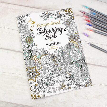 Personalised Botanical Colouring Book: 6 - Books By Gift Moments