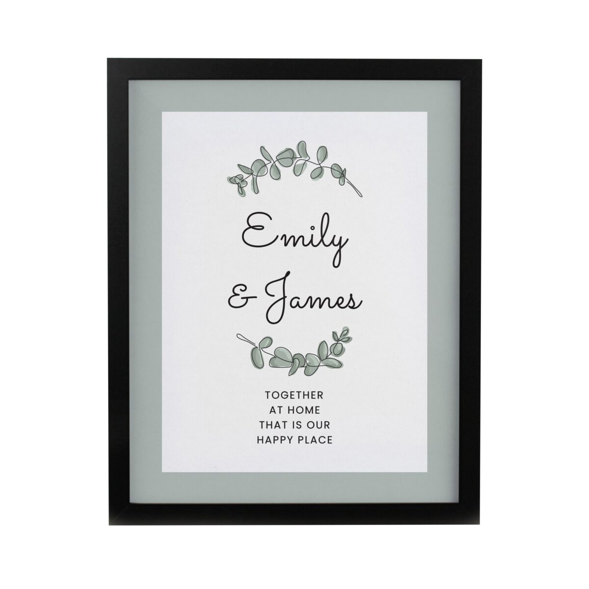 Personalised Botanical Framed Prints: 8 - Framed Prints By Gift Moments