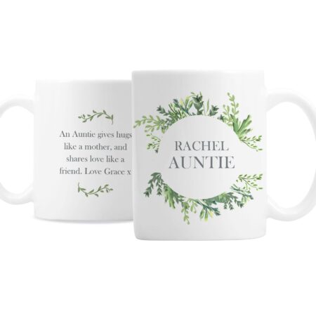 Personalised Botanical Mug: 2 - Mugs By Gift Moments