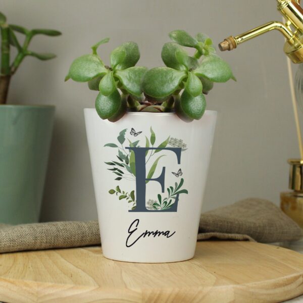 Personalised Botanical Plant Pot: 1 - Pots & Planters By Gift Moments