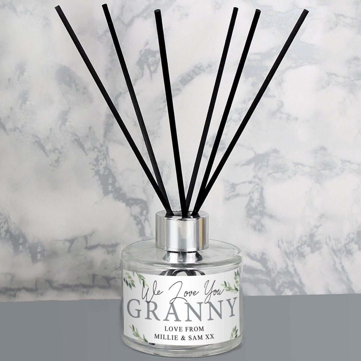 Personalised Botanical Reed Diffuser: 3 - Reed Diffusers By Gift Moments