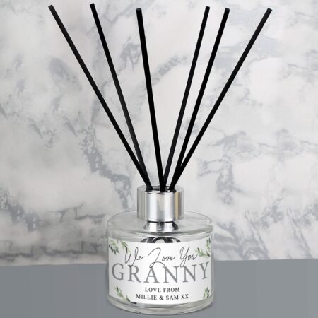 Personalised Botanical Reed Diffuser: 3 - Reed Diffusers By Gift Moments
